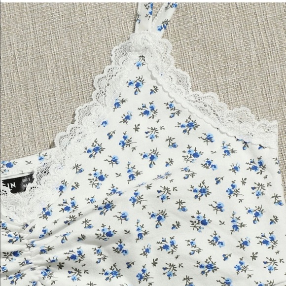 DITSY FLORAL LACE TRIM CAMI TOP - Picture 4 of 5